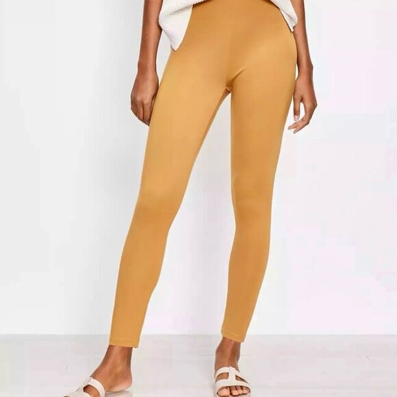 LOFT Lightweight Sculpt Leggings in Fresh Ochre - Picture 1 of 11